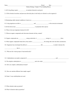 Marine Biology: Chapter 4