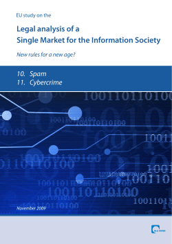 10. - 11. Spam - cybercrime - European Commission