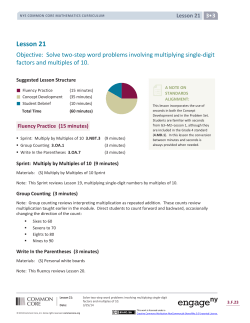 Lesson 21 - EngageNY