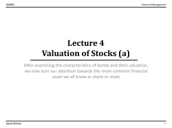 Equity Common Stock Valuation&hellip;