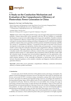 A Study on the Conduction Mechanism and Evaluation of the