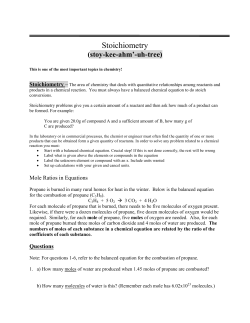 Stoichiometry