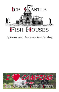 Options and Accessories Catalog - Ice Castle Fish House