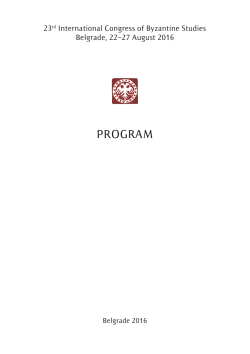 Conference Program - Fachbereich Philosophie und