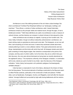 Tim Green History of the Indian Subcontinent Writing Assignment III