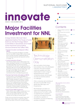 Innovate Issue 4 - National Nuclear Laboratory