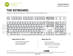 THE KEYBOARD: