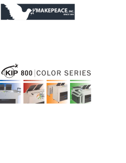 KIP 800 Series Brochure