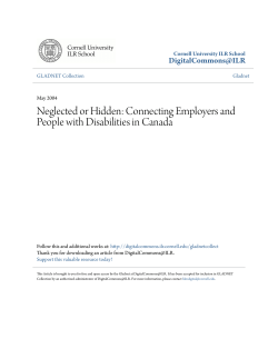 Neglected or Hidden: Connecting Employers and People with