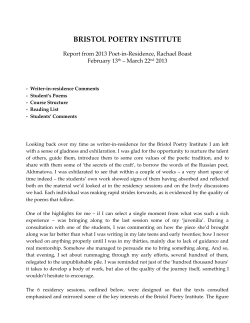 bristol poetry institute