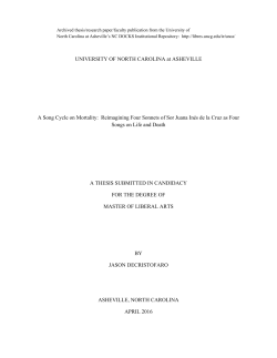 Reimagining Four Sonnets of Sor Juana Inés de la