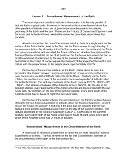Lesson 21a: Eratosthenes` Measurement of the Earth