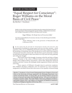 Reason - Harvard Review of Philosophy