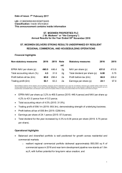 to read the full press release - click here