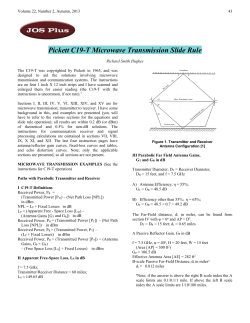 Pickett C19-T Microwave Transmission Slide Rule