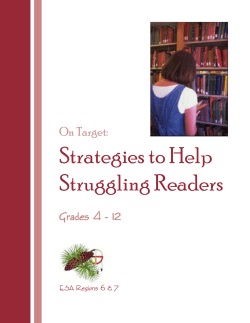 On Target: Strategies to Help Struggling Readers