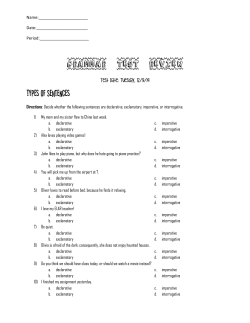Grammar test review
