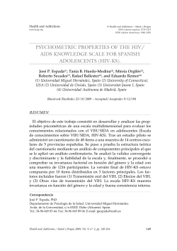 (hiv-ks). - Universidad Autónoma de Madrid
