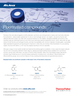 Fluorinated compounds