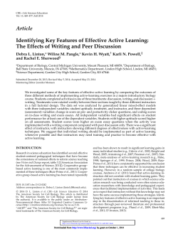 2014 Linton et. al. Identifying Key Features of