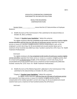SER-5 LEGISLATIVE COORDINATING COMMISSION