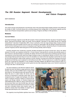 text as a PDF-file - The British Interplanetary Society