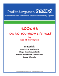 PreKindergarten SEEDS - United Way of Northeast Florida