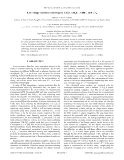 Low-energy electron scattering by CH3F, CH2F2 , CHF3, and CF4