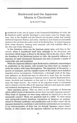 Rookwood and the Japanese Mania in Cincinnati