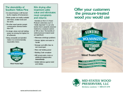 Offer your customers the pressure-treated wood you