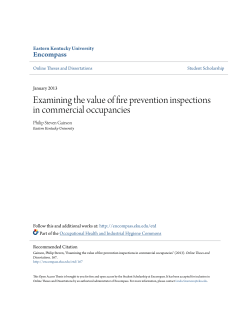 Examining the value of fire prevention - Encompass