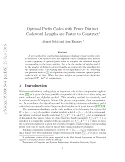 Optimal Prefix Codes with Fewer Distinct Codeword Lengths