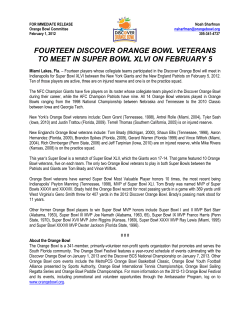 fourteen discover orange bowl veterans to meet in super bowl xlvi