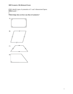 2009 Geometry SR (Released Form) - Adair County R