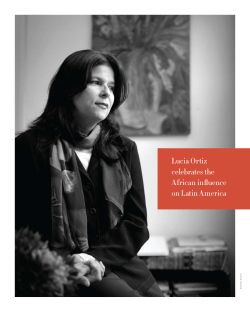 Lucia Ortiz celebrates the African influence on Latin