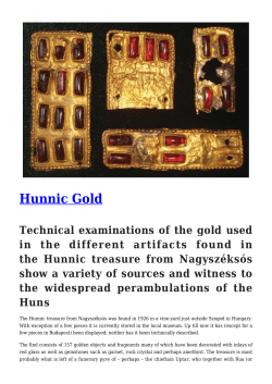 Hunnic Gold - Medieval Histories
