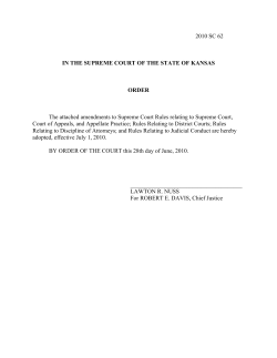 2010 SC 62 IN THE SUPREME COURT OF THE STATE OF