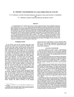 30. Isotopic Geochemistry of Lavas from Sites 553 and 555