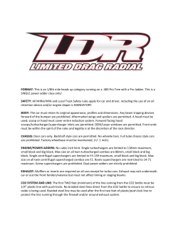 FORMAT: This is an 1/8th mile heads up category running on a .400