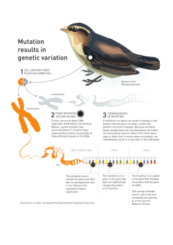 Mutation - Crafoord Prize