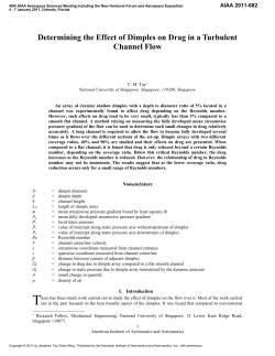 Determining the Effect of Dimples on Drag in a Turbulent Channel