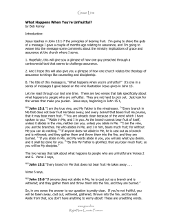 Grace Line What Happens When You`re Unfruitful?
