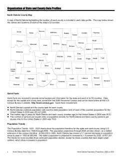 Organization of State and County Data Profiles