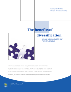 Read our Educational Overview on the Benefits of Diversification