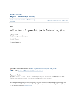 A Functional Approach to Social Networking Sites