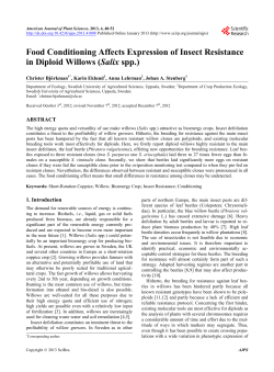 Food Conditioning Affects Expression of Insect Resistance in Diploid