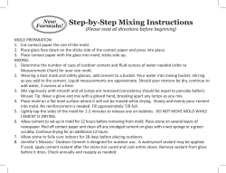 Step-by-Step Mixing Instructions