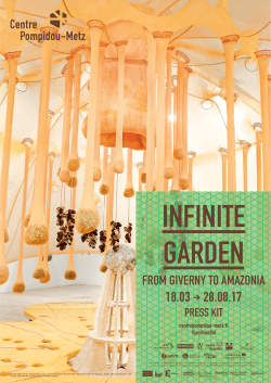 INFINITE GARDEN - Centre Pompidou Metz