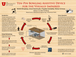Ten-Pin Bowling Assistive Device for the Visually Impaired