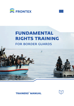 fundamental rights training - Frontex